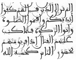 خطوط اللغة العربية