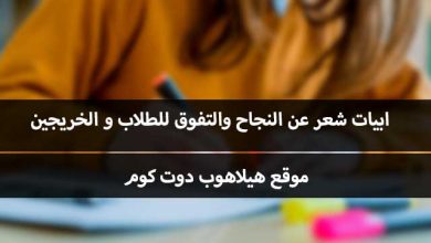 شعر عن النجاح