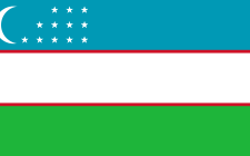 علم اوزبكستان