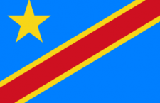 علم جمهورية الكونغو الديمقراطية